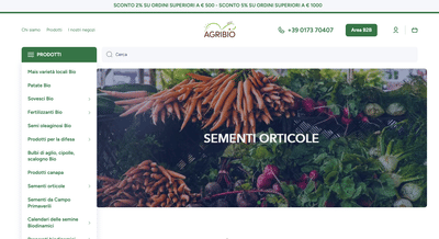Un e-commerce per prodotti agricoli - Online Advertising
