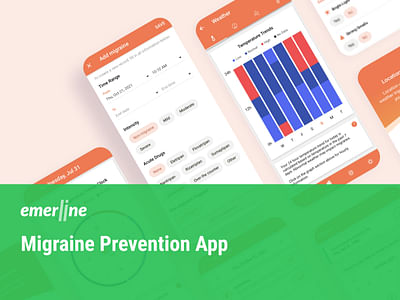 Migraine Prevention App - Application mobile