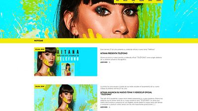 Universal Music - Desarrollo UX micro sites - Branding y posicionamiento de marca