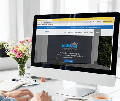SCM Garage Doors Website Design - Website Creation