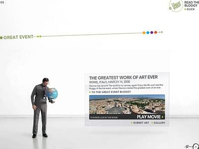 Nokia N82 'The World Is My Canvas' Website - Werbung