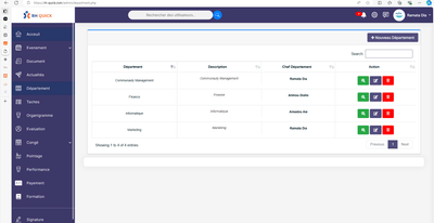RH QUICK gestion de Ressources Humain - Mobile App