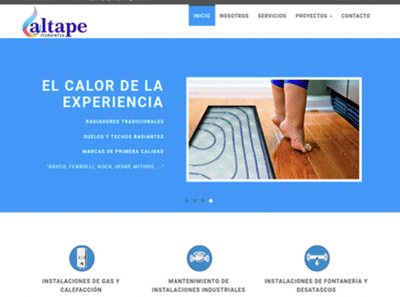 Creación de Web Altape Iturgintza - Website Creation