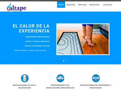 Creación de Web Altape Iturgintza - Creación de Sitios Web