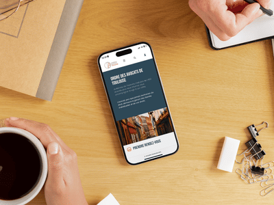 Site web : Le Barreau des Avocats de Toulouse - Création de site internet