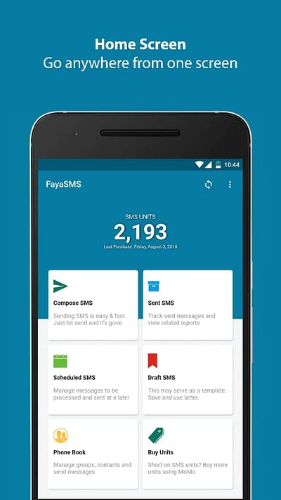Bulk Sms Platform - FayaSMS - Mobile App