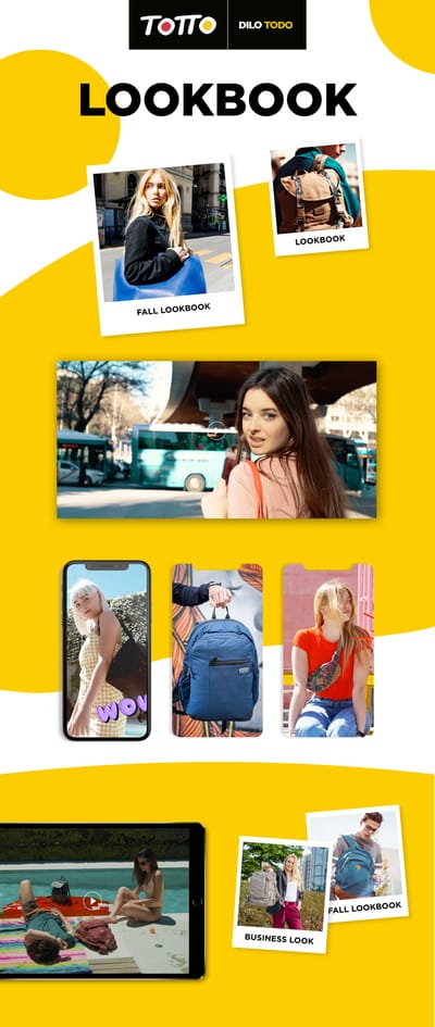 Totto: Lookbooks - Stratégie digitale