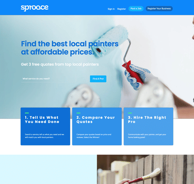 Marketplace Website - similar to bark - Applicazione web