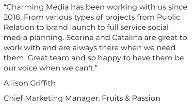 High Level Case Studies & Testimonials - Public Relations (PR)