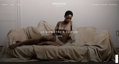 Création complète du site e-commerce Shopify de Prestesse - Création de site internet