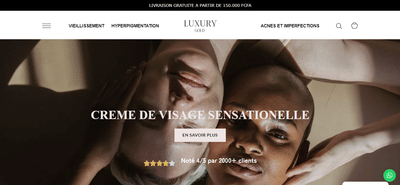 Site e-commerce cosmétique - E-commerce