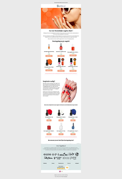 Email marketing template / Nagellak.nl - E-Mail-Marketing