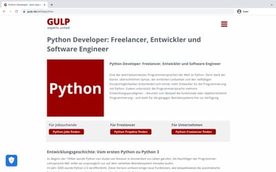 SEO-TEXT FÜR GULP - Textgestaltung