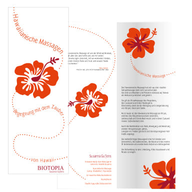 Biotopia-Infofolder - Graphic Design