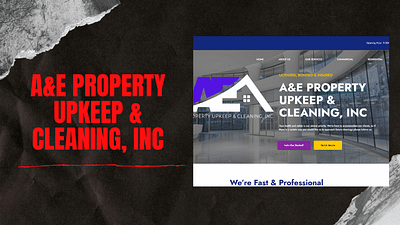 SEO for A&E Property Upkeep & Cleaning, Inc - Référencement naturel