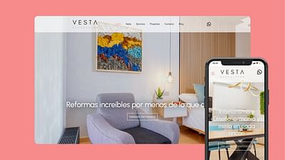 Decoración Vesta - Website Creation