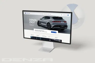 Denza Brussels - Website Creatie