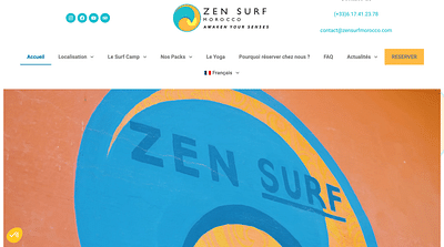 Refonte site web optimisé SEO - Zen Surf Morocco - Référencement naturel