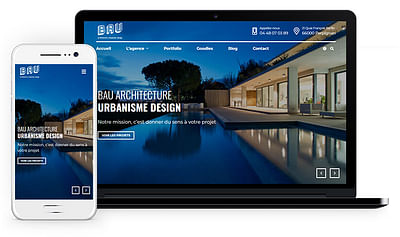 Bau Architecte - Site vitrine - Webseitengestaltung