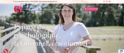 refonte complète site internet psychotherapeute - Publicité