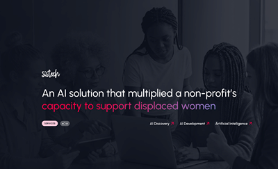 Sistech | AI solution for displaced women - Intelligence Artificielle