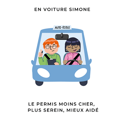 En Voiture Simone : Aider l'apprentissage permis - Marketing