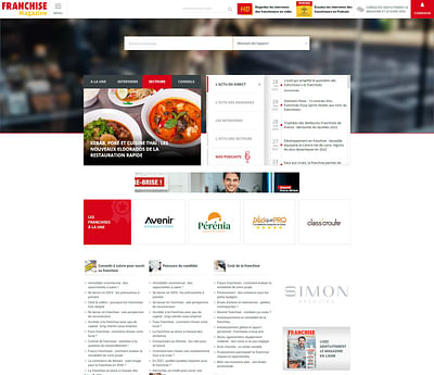 Franchise Magazine envoie du lourd - Website Creation