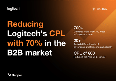 Reducing Logitech's CPL with 70% on the B2B market - Publicité en ligne