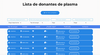 Plasma en Bolivia (Proyecto de Marketing social) - Création de site internet