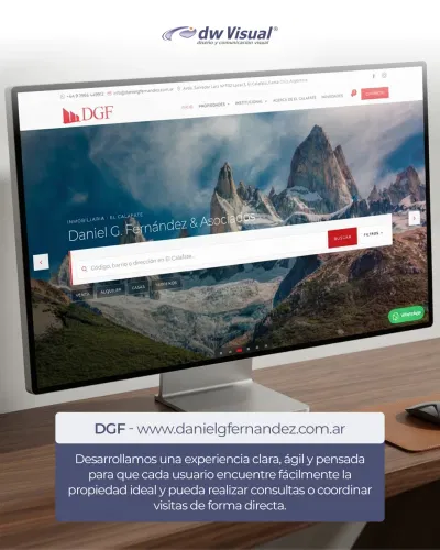 Daniel G. Fernández: plataforma inmobiliaria con buscador y SEO local - Creación de Sitios Web