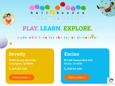 From Concept to Launch: BallnBounce Indoor Playground Web Development - Creación de Sitios Web