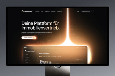 Finance Estate und Estate of the Art: zwei Marken, eine Handschrift - Website Creation