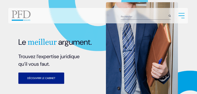 Refonte de l’image de marque et du site web de PFD Avocats - SEO