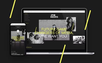 mSix Pioneers Website - Graphic Identity