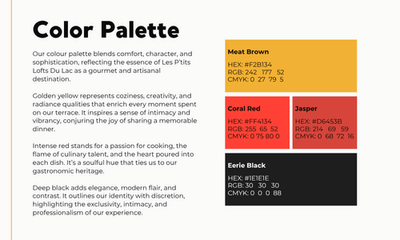 Brand Kit - Les P'tits Lofts Du Lac - Marketing