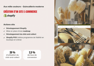 Création e-commerce - Aux Mille Couleurs - E-commerce