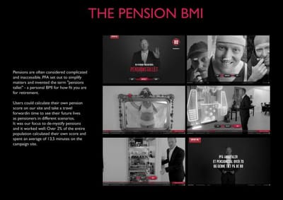 THE PENSION BMI - Werbung
