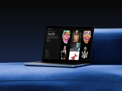 Art.M Luxembourg Art Gallery Website - Branding y posicionamiento de marca