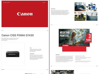 Canon - Graphic Design - Grafikdesign