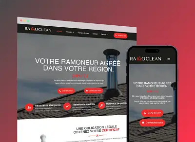 Ramoclean - Ramoneur - Création de site internet