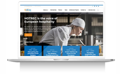 Hotrec - European hospitality - Création de site internet