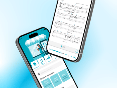 Noviscore : application lecture et apprentissage de partitions - Application mobile