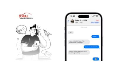 Opal - Chat & Ticketing System - App móvil