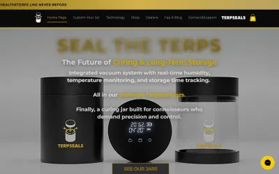 TerpSeals — refonte design & SEO d'une marque de bocaux connectés - SEO
