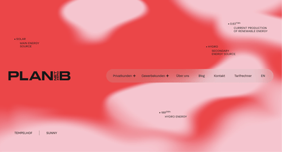 Launch der PLAN-B NET ZERO Website - Webseitengestaltung