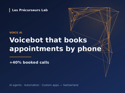 Voice agent that books appointments: +40% booked calls - Développement de Logiciel