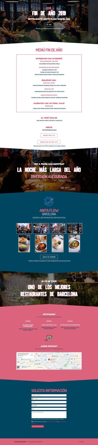 Landing Page Funnel para Anita Flow -  Analítica Web/Big data