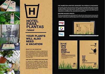 HOTEL FOR PLANTS - Pubblicità