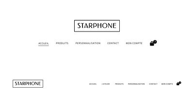 Création de site pour Starphone - Webseitengestaltung