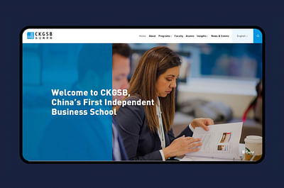 CKGSB Website - Création de site internet